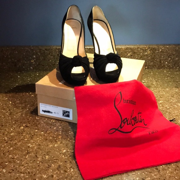 Christian Louboutin Shoes - Christian Louboutin Greissimo Black Suede Pump